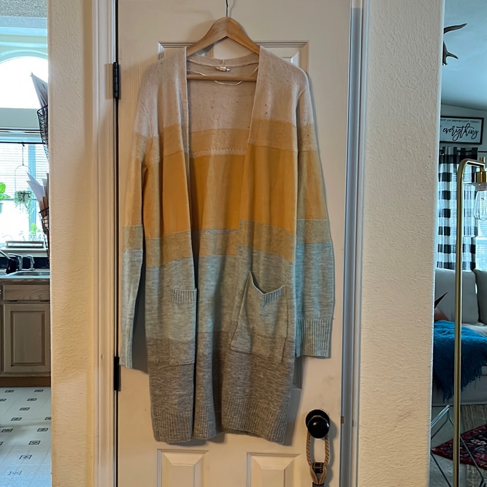 Colorblock cardigan